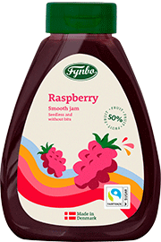 Raspberry Creamy Smooth No Bits Jam Fruit Spread