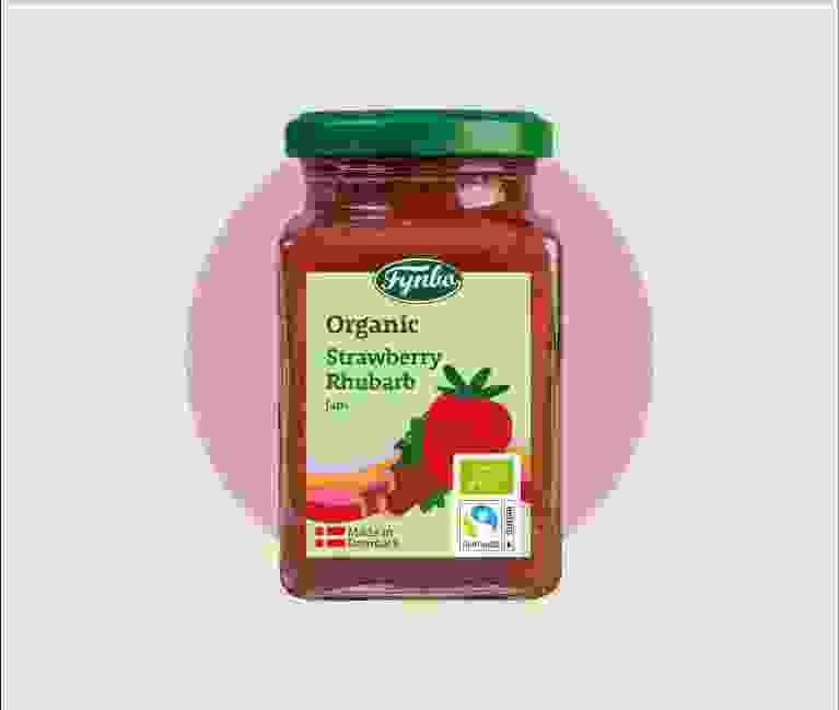 Strawberry Rhubarb Jam Organic