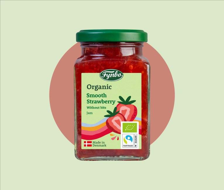 Smooth Creamy Strawberry Jam Without Bits Fruit Spread.Organic