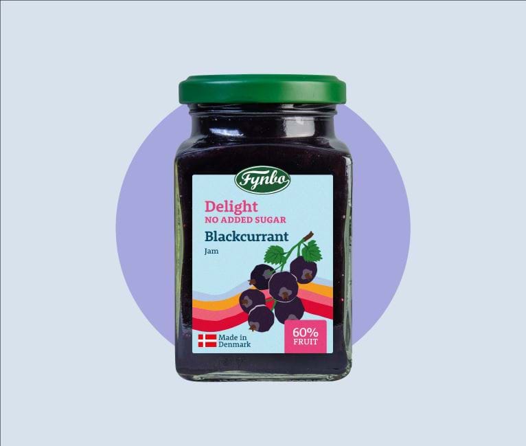 Blackcurrant Jam No Added Sugar Delight