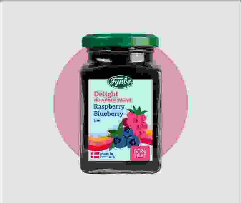 Raspberry Blueberry No Added Sugar Delight