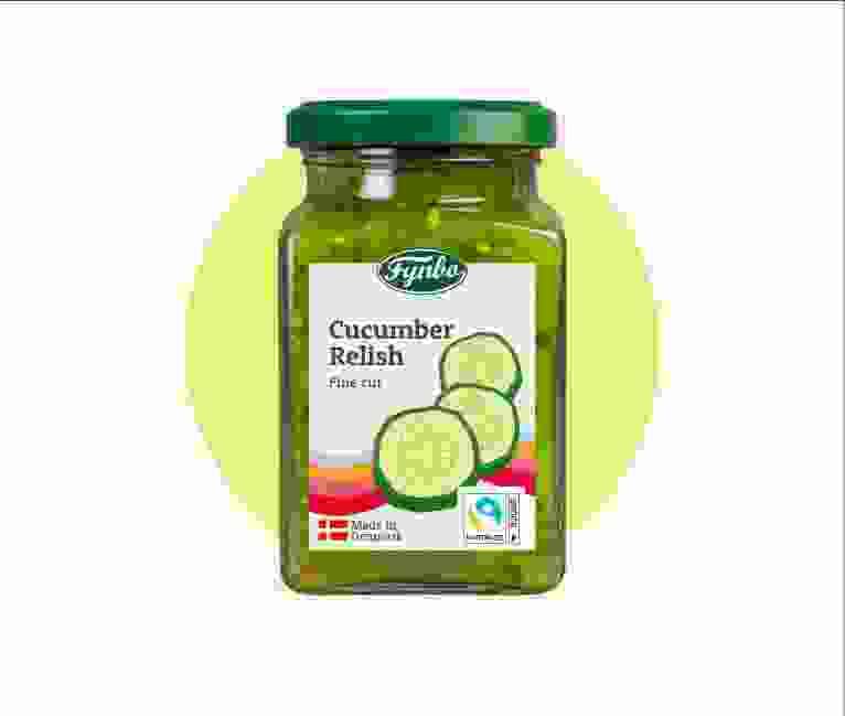 Cucumber Relish Fine Cut Fynbo
