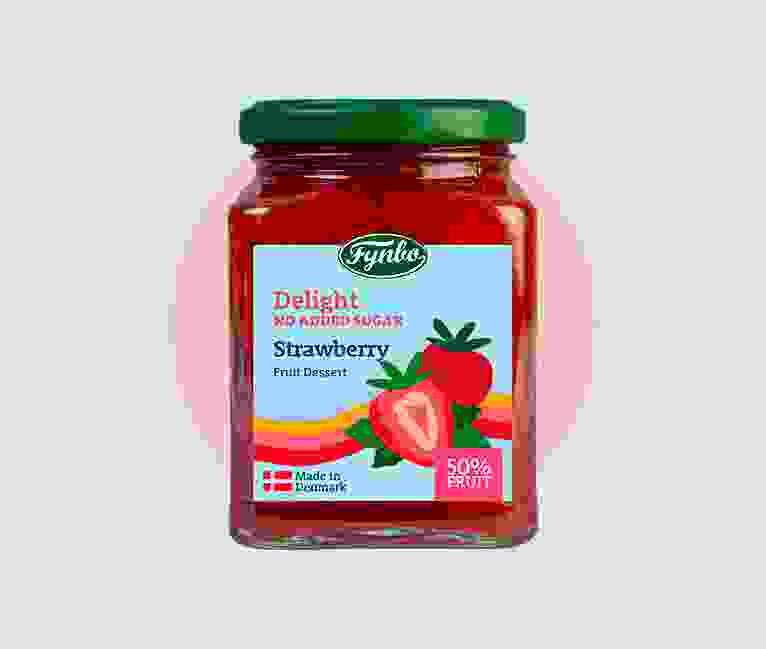 Strawberry Fruit Dessert No Added Sugar Delight