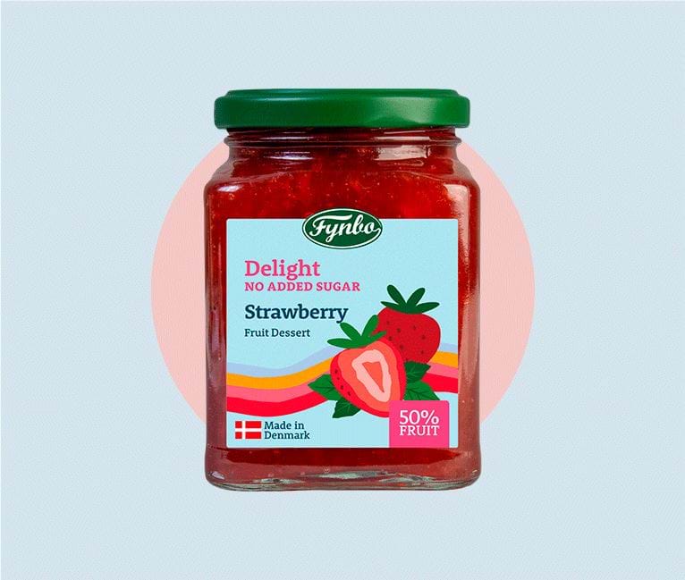 Strawberry Fruit Dessert No Added Sugar Delight