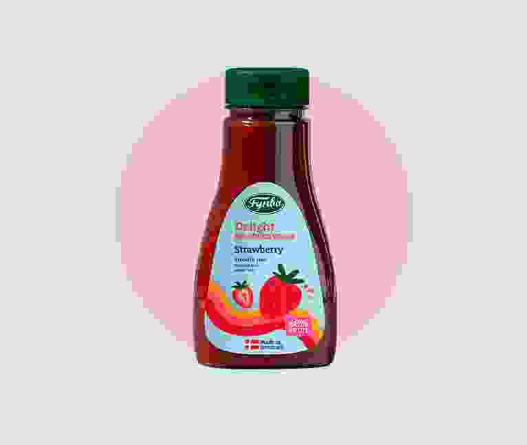 Smooth Strawberry Jam No Added Sugar Delight