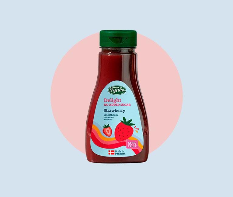 Smooth Strawberry Jam No Added Sugar Delight